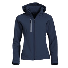 Clique Softshell Jacket Milford 3-Layer - Modern Look, Fleece Lining - Navy Blue Women